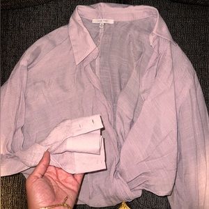 Linen lavender top